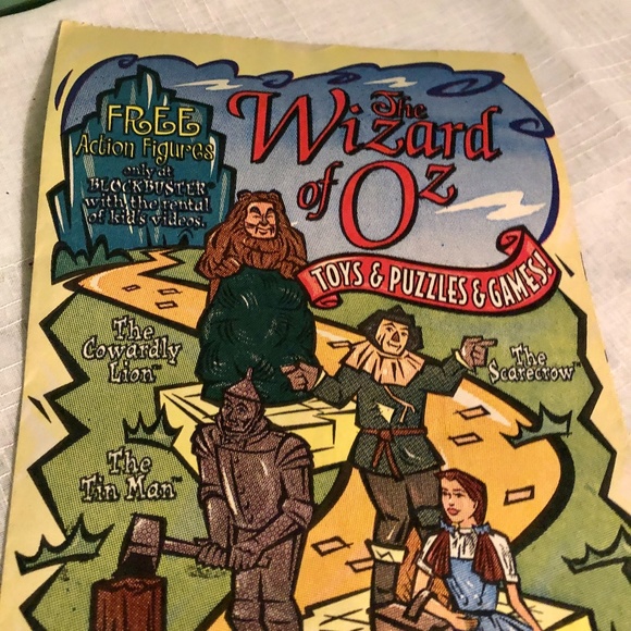 Vintage 1998 Wizard Of Oz Toy Bag Blockbuster Video Collectible - Picture 2 of 6